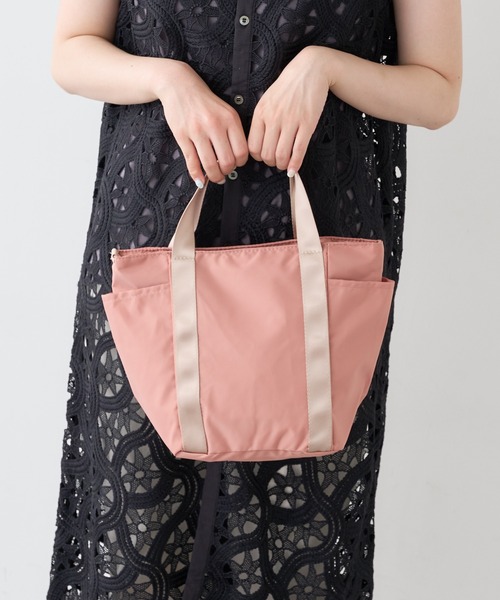 PUAL CE CIN（ピュアルセシン）の「OTONA　NYLON　S　TOTE／ナイロントートバッグS（ハンドバッグ・レディース・ブルー系その他/ベージュ系その他/ブラック系その他/イエロー系その他/ブラウン系その他/グレー系その他/ピンク系その他・FREE）」の17枚目の写真