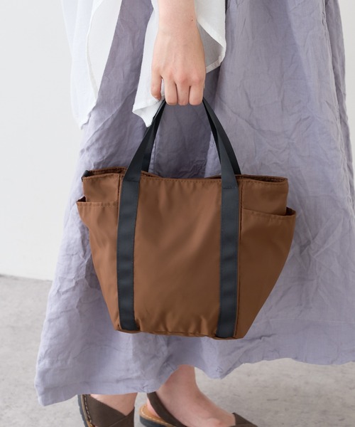PUAL CE CIN（ピュアルセシン）の「OTONA　NYLON　S　TOTE／ナイロントートバッグS（ハンドバッグ・レディース・ブルー系その他/ベージュ系その他/ブラック系その他/イエロー系その他/ブラウン系その他/グレー系その他/ピンク系その他・FREE）」の13枚目の写真
