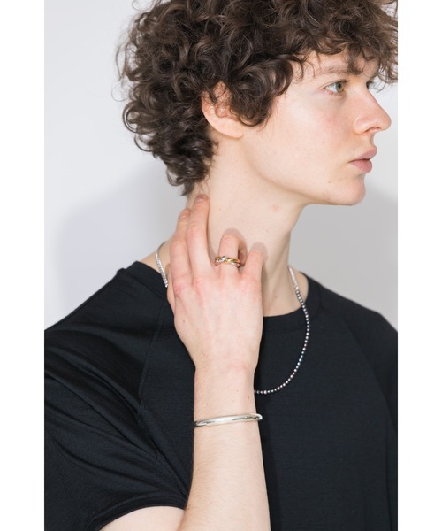 アクセサリー OX JEWELRy Silver Curve Bangle OX JEWELRy Silver Curve Bangle | MB -there is a