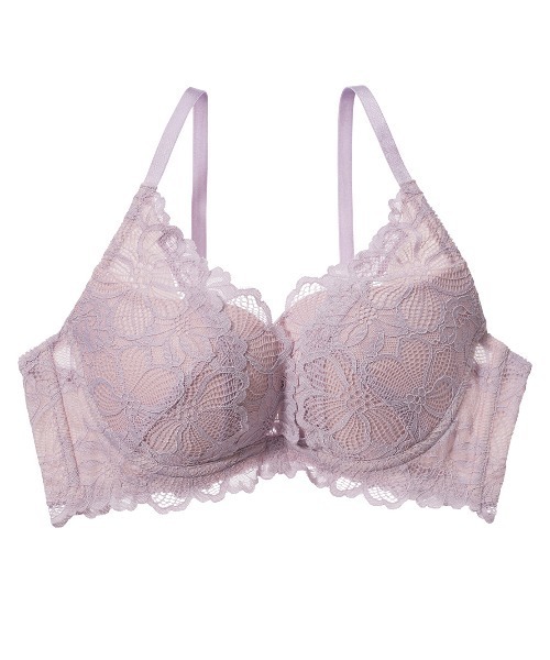 PEACH JOHN（ピーチジョン）の「【Aカップ～／総レースで盛れる＆脇肉スッキリ】もりこれ脇高レーシィブラ（ブラジャー・レディース・ブラック/ピンク/ラベンダー/ネイビー/ホワイト/スモークピンク/レッド/ベージュ/ライトブルー/ライトピンク/ブルーグリーン/ピンクベージュ/グレイッシュブルー/ミント/ベビーピンク・B65/B70/C70/D70/B75/C65/C75/D65/D75/A70/A75/E65/E70/E75）」の10枚目の写真