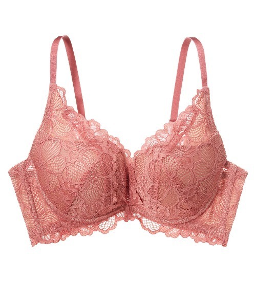 PEACH JOHN（ピーチジョン）の「【Aカップ～／総レースで盛れる＆脇肉スッキリ】もりこれ脇高レーシィブラ（ブラジャー・レディース・ブラック/ピンク/ラベンダー/ネイビー/ホワイト/スモークピンク/レッド/ベージュ/ライトブルー/ライトピンク/ブルーグリーン/ピンクベージュ/グレイッシュブルー/ミント/ベビーピンク・B65/B70/C70/D70/B75/C65/C75/D65/D75/A70/A75/E65/E70/E75）」の13枚目の写真