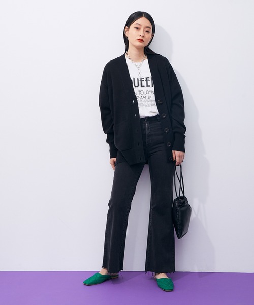 ADAM ET ROPE'（アダムエロペ）の「キルティングミュール（その他シューズ・レディース・ブラック/グリーン・23.5cm/24.5cm/23.0cm/24.0cm）」の3枚目の写真