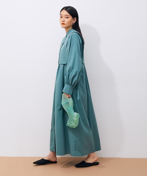 ADAM ET ROPE'（アダムエロペ）の「キルティングミュール（その他シューズ・レディース・ブラック/グリーン・23.5cm/24.5cm/23.0cm/24.0cm）」の4枚目の写真