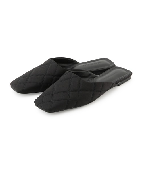 ADAM ET ROPE'（アダムエロペ）の「キルティングミュール（その他シューズ・レディース・ブラック/グリーン・23.5cm/24.5cm/23.0cm/24.0cm）」の10枚目の写真