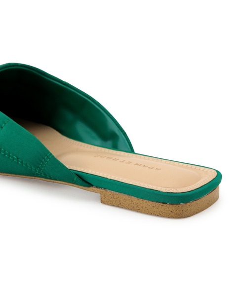 ADAM ET ROPE'（アダムエロペ）の「キルティングミュール（その他シューズ・レディース・ブラック/グリーン・23.5cm/24.5cm/23.0cm/24.0cm）」の14枚目の写真