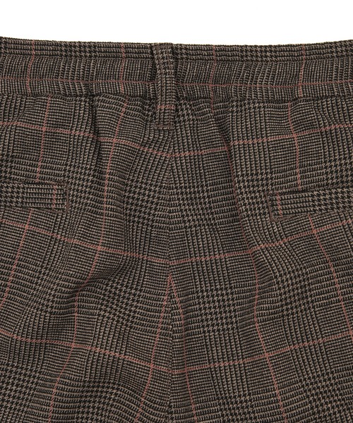 UNION STATION（ユニオンステーション）の「ウールタッチポリカーゴスラックス（カーゴパンツ・メンズ・ブラック/ベージュ/チェック・S/M/L）」の10枚目の写真