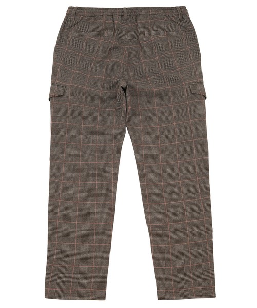 UNION STATION（ユニオンステーション）の「ウールタッチポリカーゴスラックス（カーゴパンツ・メンズ・ブラック/ベージュ/チェック・S/M/L）」の14枚目の写真