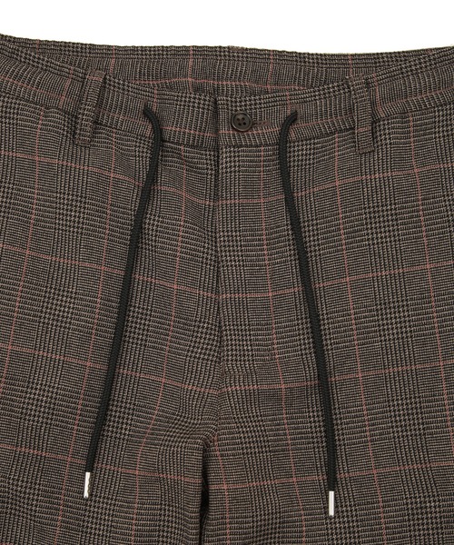 UNION STATION（ユニオンステーション）の「ウールタッチポリカーゴスラックス（カーゴパンツ・メンズ・ブラック/ベージュ/チェック・S/M/L）」の9枚目の写真