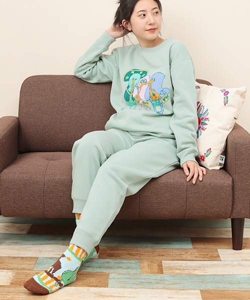 チチカカ（チチカカ）の「クウォッカハチドリオソックス 23-25cm（ソックス/靴下・レディース・パープル/ブラウン/ピンク/ブルー・FREE）」の5枚目の写真