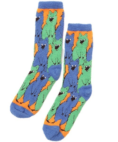 チチカカ（チチカカ）の「クウォッカハチドリオソックス 23-25cm（ソックス/靴下・レディース・パープル/ブラウン/ピンク/ブルー・FREE）」の11枚目の写真