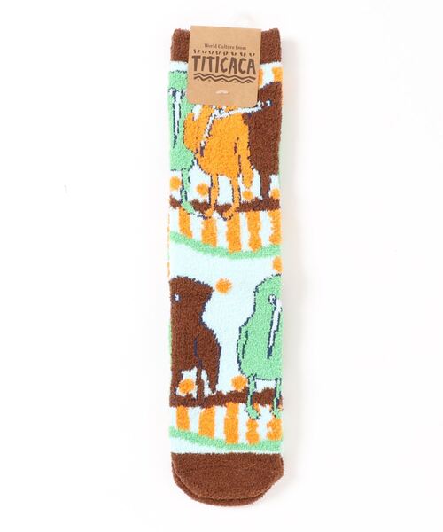 チチカカ（チチカカ）の「クウォッカハチドリオソックス 23-25cm（ソックス/靴下・レディース・パープル/ブラウン/ピンク/ブルー・FREE）」の16枚目の写真