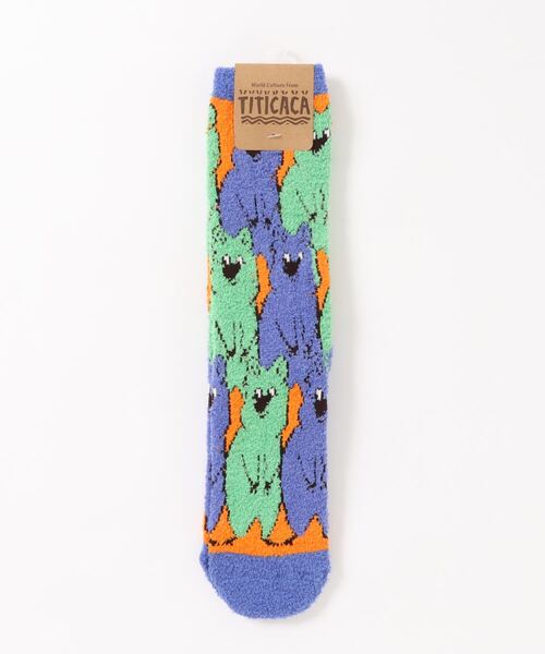 チチカカ（チチカカ）の「クウォッカハチドリオソックス 23-25cm（ソックス/靴下・レディース・パープル/ブラウン/ピンク/ブルー・FREE）」の17枚目の写真