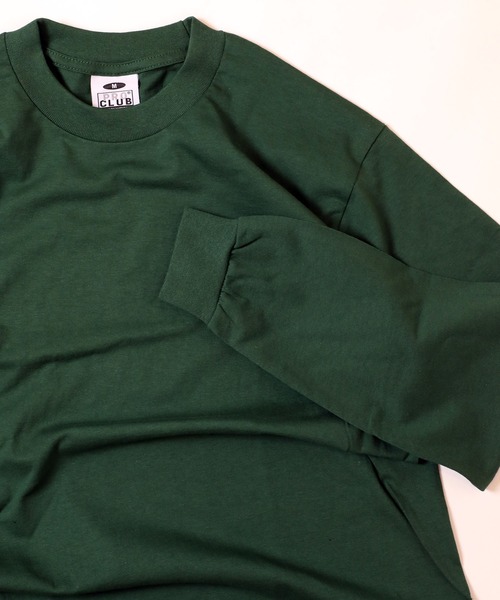 PRO CLUB (プロクラブ)の「PRO CLUB/6.5ozヘビーウェイト長袖袖Tシャツ(Tシャツ/カットソー・メンズ・ホワイト/ブラック/グレー/グリーン・MEDIUM/X-LARGE/LARGE)」の2枚目の写真