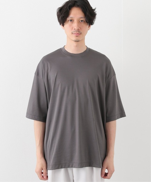 EDIFICE LA BOUCLE(エディフィスラブークル)の「【LA BOUCLE / ラブークル】BIG Tシャツ ALBINISTA SMOOTH(Tシャツ/カットソー・メンズ・チャコールグレー/パープル/カーキ・1/2/3)」の13枚目の写真