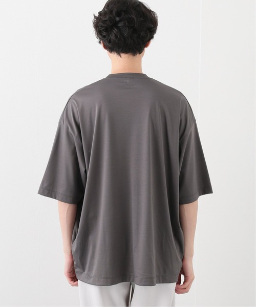 EDIFICE LA BOUCLE(エディフィスラブークル)の「【LA BOUCLE / ラブークル】BIG Tシャツ ALBINISTA SMOOTH(Tシャツ/カットソー・メンズ・チャコールグレー/パープル/カーキ・1/2/3)」の4枚目の写真