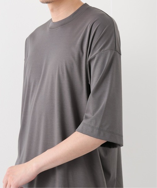EDIFICE LA BOUCLE(エディフィスラブークル)の「【LA BOUCLE / ラブークル】BIG Tシャツ ALBINISTA SMOOTH(Tシャツ/カットソー・メンズ・チャコールグレー/パープル/カーキ・1/2/3)」の12枚目の写真