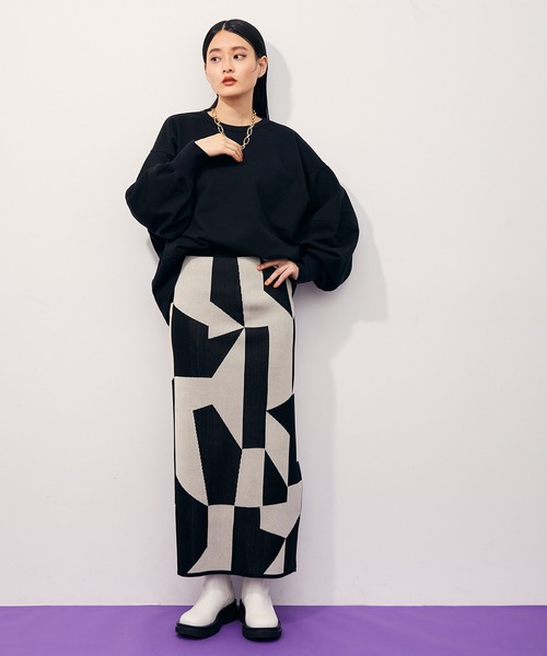 ADAM ET ROPE'（アダムエロペ）の「〈追加〉トラックソールストレッチブーツ（ブーツ・レディース・ブラック/ホワイト・36/37/38/39）」の12枚目の写真