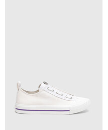 DIESEL | レディース MIXマテリアル ZIP ローカットスニーカー(スニーカー)