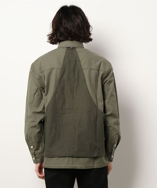 KRIFF MAYER（クリフメイヤー）の「キャンパーシャツJK（シャツ/ブラウス・メンズ・ベージュ/チャコール/オリーブ・MEDIUM/SMALL/LARGE/X-LARGE）」の5枚目の写真