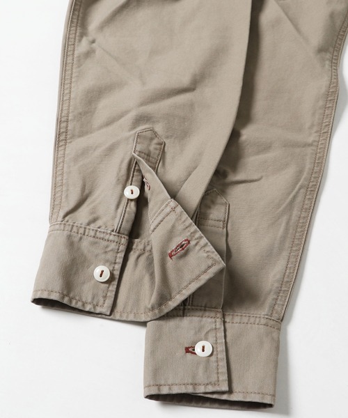 KRIFF MAYER（クリフメイヤー）の「キャンパーシャツJK（シャツ/ブラウス・メンズ・ベージュ/チャコール/オリーブ・MEDIUM/SMALL/LARGE/X-LARGE）」の10枚目の写真