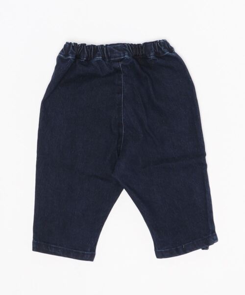 HAKKA BABY（ハッカベビー）の「[ベビー]ストレッチデニムテーパードアンクルパンツ（デニムパンツ・キッズ・ネイビー・80ｃｍ/90cm）」の2枚目の写真