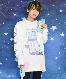 TRAVAS TOKYO（トラバス トウキョウ）の「【 TRAVAS TOKYO × Care Bears SPECIAL COLLABORATION 】Care Bears コラボプリントロンT/オーバーサイズ ロングスリーブTシャツ（Tシャツ/カットソー）」