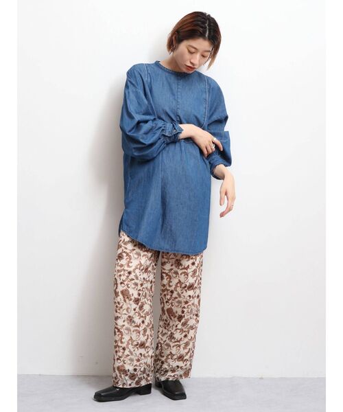 Ungrid（アングリッド）の「シアーフラワーラフパンツ（その他パンツ・レディース・ブラック/アイボリー・FREE）」の11枚目の写真