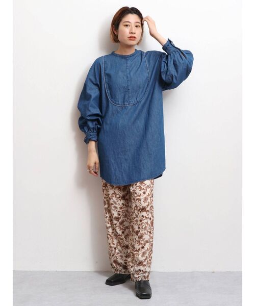 Ungrid（アングリッド）の「シアーフラワーラフパンツ（その他パンツ・レディース・ブラック/アイボリー・FREE）」の15枚目の写真