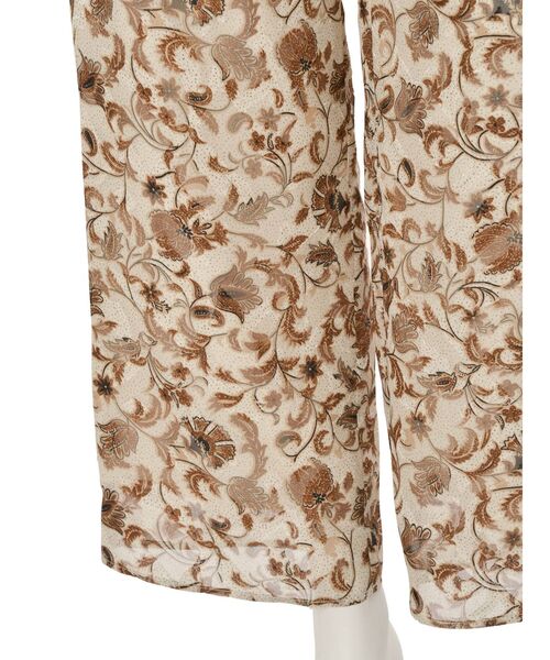 Ungrid（アングリッド）の「シアーフラワーラフパンツ（その他パンツ・レディース・ブラック/アイボリー・FREE）」の10枚目の写真