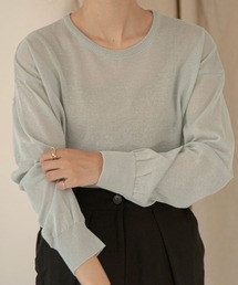 round seethrough knit