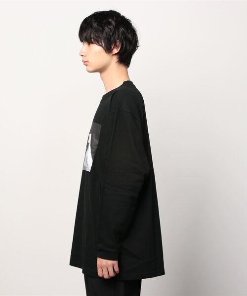 MESS THE MAN.（メスザマン）の「MESS THE MAN.(メス ザ マン）AFTER L/S TEE ロンT（Tシャツ/カットソー・メンズ・ホワイト/ブラック・LARGE/X-LARGE/MEDIUM）」の3枚目の写真