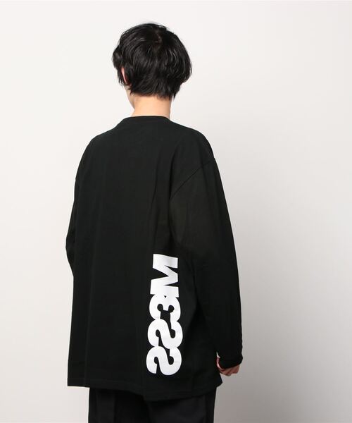 MESS THE MAN.（メスザマン）の「MESS THE MAN.(メス ザ マン）AFTER L/S TEE ロンT（Tシャツ/カットソー・メンズ・ホワイト/ブラック・LARGE/X-LARGE/MEDIUM）」の4枚目の写真