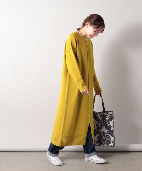 fredy emue(フレディエミュ)の「【WEB限定カラーあり】HAMILTON WOOL ニットワンピース(ワンピース・レディース・ベージュ/レッド/マスタード・38)」の14枚目の写真