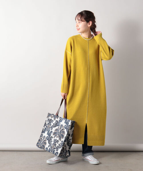 fredy emue(フレディエミュ)の「【WEB限定カラーあり】HAMILTON WOOL ニットワンピース(ワンピース・レディース・ベージュ/レッド/マスタード・38)」の19枚目の写真