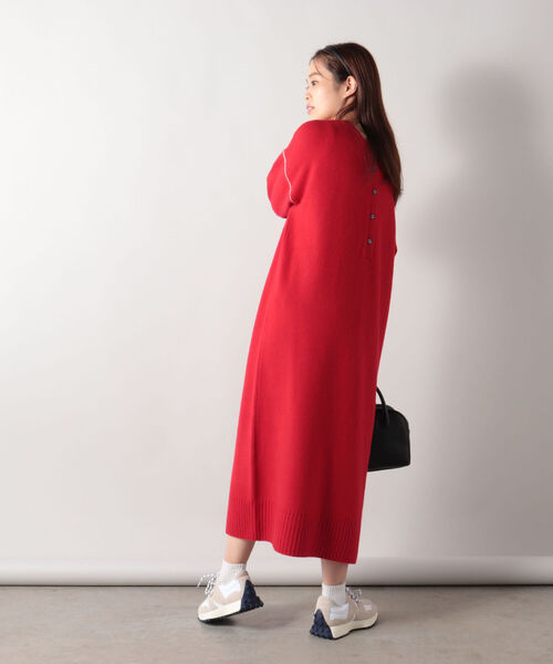 fredy emue(フレディエミュ)の「【WEB限定カラーあり】HAMILTON WOOL ニットワンピース(ワンピース・レディース・ベージュ/レッド/マスタード・38)」の20枚目の写真