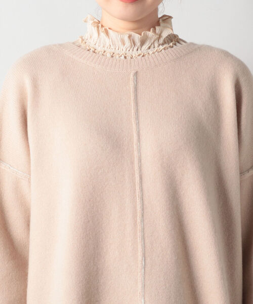 fredy emue(フレディエミュ)の「【WEB限定カラーあり】HAMILTON WOOL ニットワンピース(ワンピース・レディース・ベージュ/レッド/マスタード・38)」の7枚目の写真