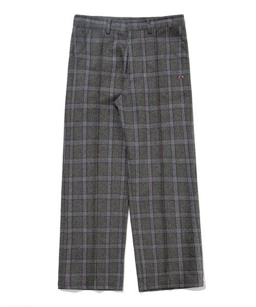ROMANTIC CROWN(ロマンティッククラウン)の「【ROMANTIC CROWN】GRID CHECK PANTS / ロマンティッククラウン グリッド チェック パンツ / セットアップ対応(その他パンツ・メンズ・チャコールグレー/グレー・SMALL/MEDIUM/LARGE/X-LARGE)」の4枚目の写真