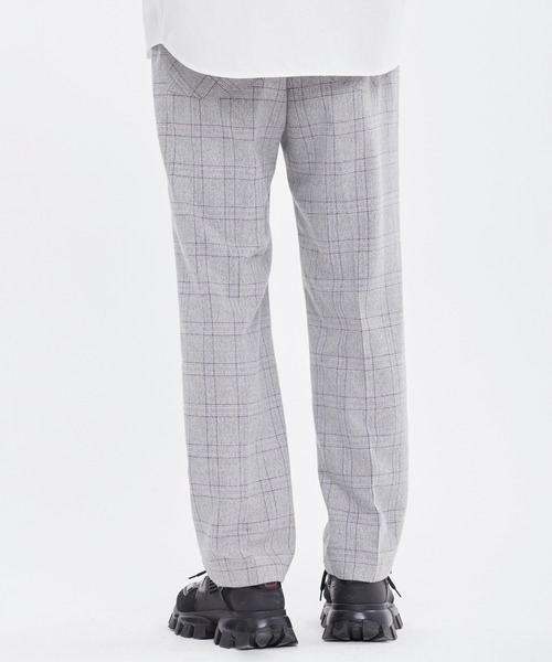 ROMANTIC CROWN(ロマンティッククラウン)の「【ROMANTIC CROWN】GRID CHECK PANTS / ロマンティッククラウン グリッド チェック パンツ / セットアップ対応(その他パンツ・メンズ・チャコールグレー/グレー・SMALL/MEDIUM/LARGE/X-LARGE)」の13枚目の写真