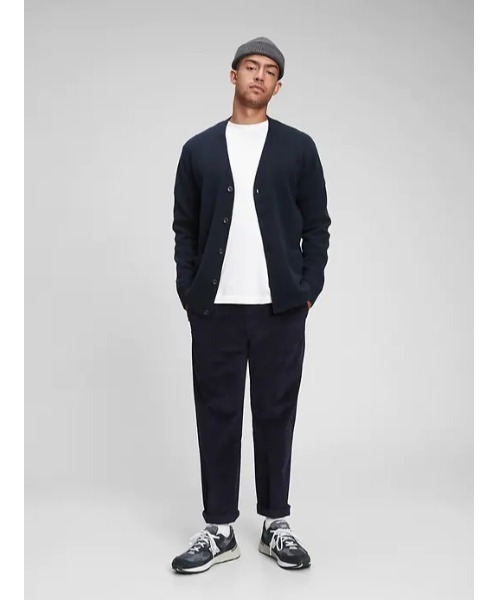 GAP(ギャップ)の「GapFlex リラックステーパード コーデュロイ プルオンパンツ(その他パンツ・メンズ・その他1/その他/ブラウン/ネイビー・L/XL/M/S/XS)」の2枚目の写真