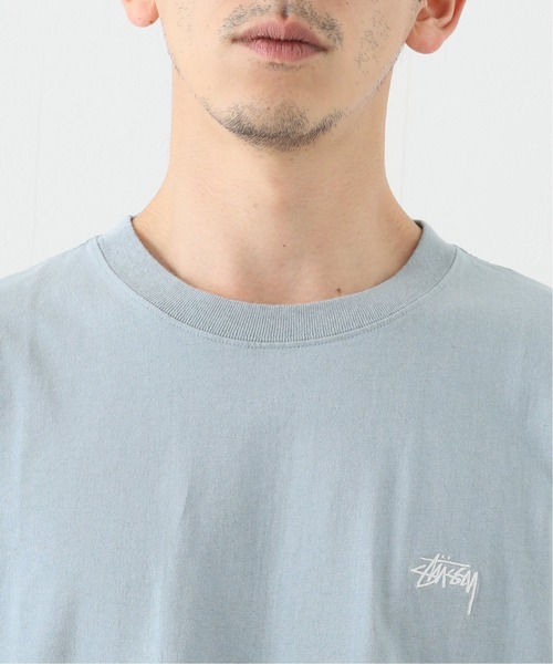 STUSSY（ステューシー）の「【STUSSY / ステューシー】Stock Logo Ls Crew（Tシャツ/カットソー・メンズ・チャコールグレー/ブラック/ホワイト/スカイブルー・MEDIUM/LARGE/X-LARGE）」の7枚目の写真