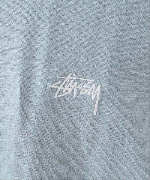 STUSSY（ステューシー）の「【STUSSY / ステューシー】Stock Logo Ls Crew（Tシャツ/カットソー・メンズ・チャコールグレー/ブラック/ホワイト/スカイブルー・MEDIUM/LARGE/X-LARGE）」の14枚目の写真