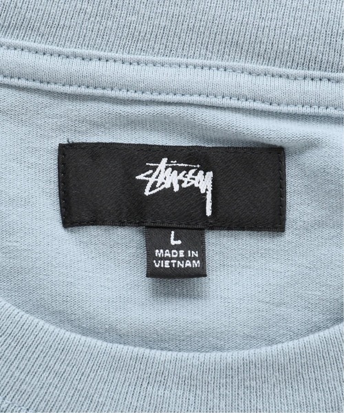 STUSSY（ステューシー）の「【STUSSY / ステューシー】Stock Logo Ls Crew（Tシャツ/カットソー・メンズ・チャコールグレー/ブラック/ホワイト/スカイブルー・MEDIUM/LARGE/X-LARGE）」の10枚目の写真