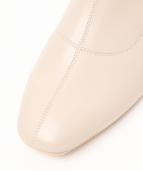 GLOBAL WORK（グローバルワーク）の「らくっション撥水ストレッチローヒールブーツ/214691（ブーツ・レディース・ブラック/オフホワイト/その他/ブラウン系その他7・X-LARGE/MEDIUM/LARGE/SMALL）」の8枚目の写真