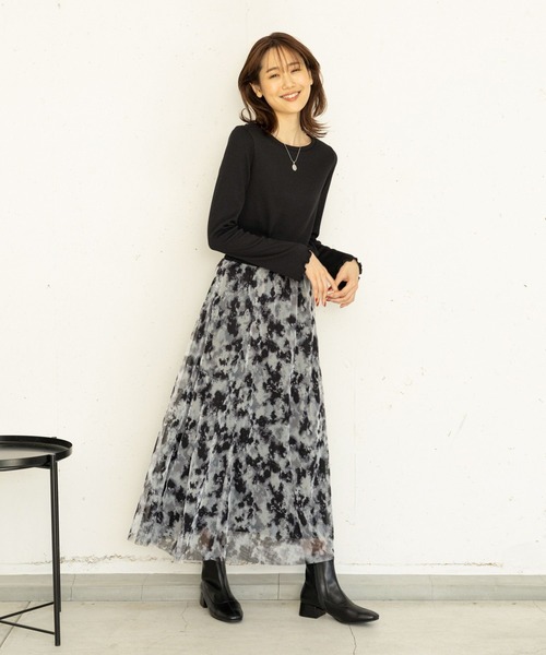 GLOBAL WORK（グローバルワーク）の「らくっション撥水ストレッチローヒールブーツ/214691（ブーツ・レディース・ブラック/オフホワイト/その他/ブラウン系その他7・X-LARGE/MEDIUM/LARGE/SMALL）」の15枚目の写真