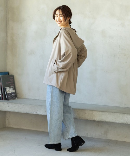 GLOBAL WORK（グローバルワーク）の「らくっション撥水ストレッチローヒールブーツ/214691（ブーツ・レディース・ブラック/オフホワイト/その他/ブラウン系その他7・X-LARGE/MEDIUM/LARGE/SMALL）」の20枚目の写真