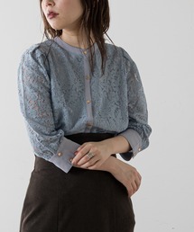 【WEB限定カラー有り】前後2WAYバンドカラーブラウス