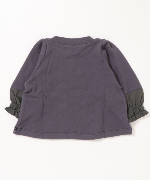 quoti use fith（クゥオティ　ユース　フィス）の「裏毛 長袖 フレアスウェット（スウェット・キッズ・ホワイト/ネイビー/オレンジ・80/90/100/110/120/130）」の4枚目の写真