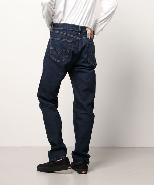 Levi's(リーバイス)の「【Levi’s/リーバイス】505 レギュラーストレート ストレッチ 5ポケット デニム/ジーンズ【ウォッシュ加工】(デニムパンツ・メンズ・ダークインディゴブルー/ブルー系その他/ライトインディゴブルー・28inch/29inch/30inch/31inch/32inch/33inch/34inch/36inch)」の6枚目の写真
