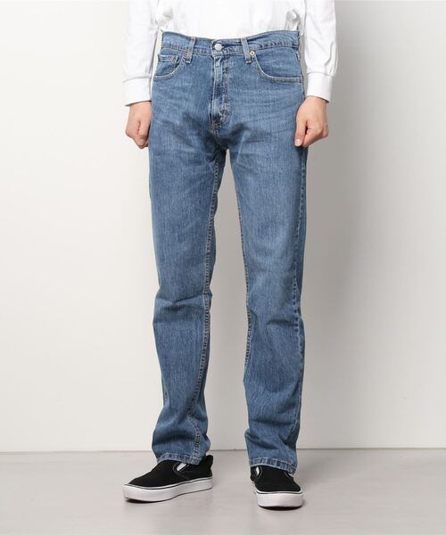 Levi's(リーバイス)の「【Levi’s/リーバイス】505 レギュラーストレート ストレッチ 5ポケット デニム/ジーンズ【ウォッシュ加工】(デニムパンツ・メンズ・ダークインディゴブルー/ブルー系その他/ライトインディゴブルー・28inch/29inch/30inch/31inch/32inch/33inch/34inch/36inch)」の10枚目の写真