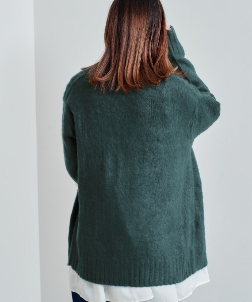 cepo（セポ）の「カラフルカーデ（カーディガン/ボレロ・レディース・ブラウン/レッド/ライム/ブルー/グリーン/モカ・M）」の13枚目の写真